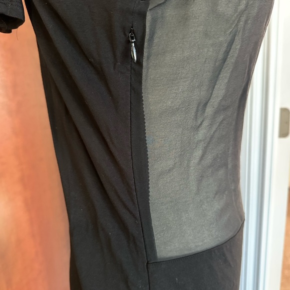 Rachel Zoe black silk and spandex maxi dress size L - Picture 4 of 7